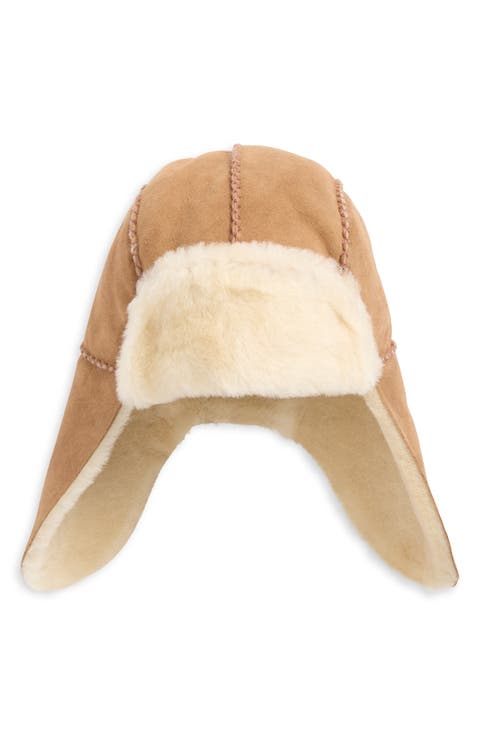 Kids' Genuine Shearling Trapper Hat (Toddler & Little Kid)