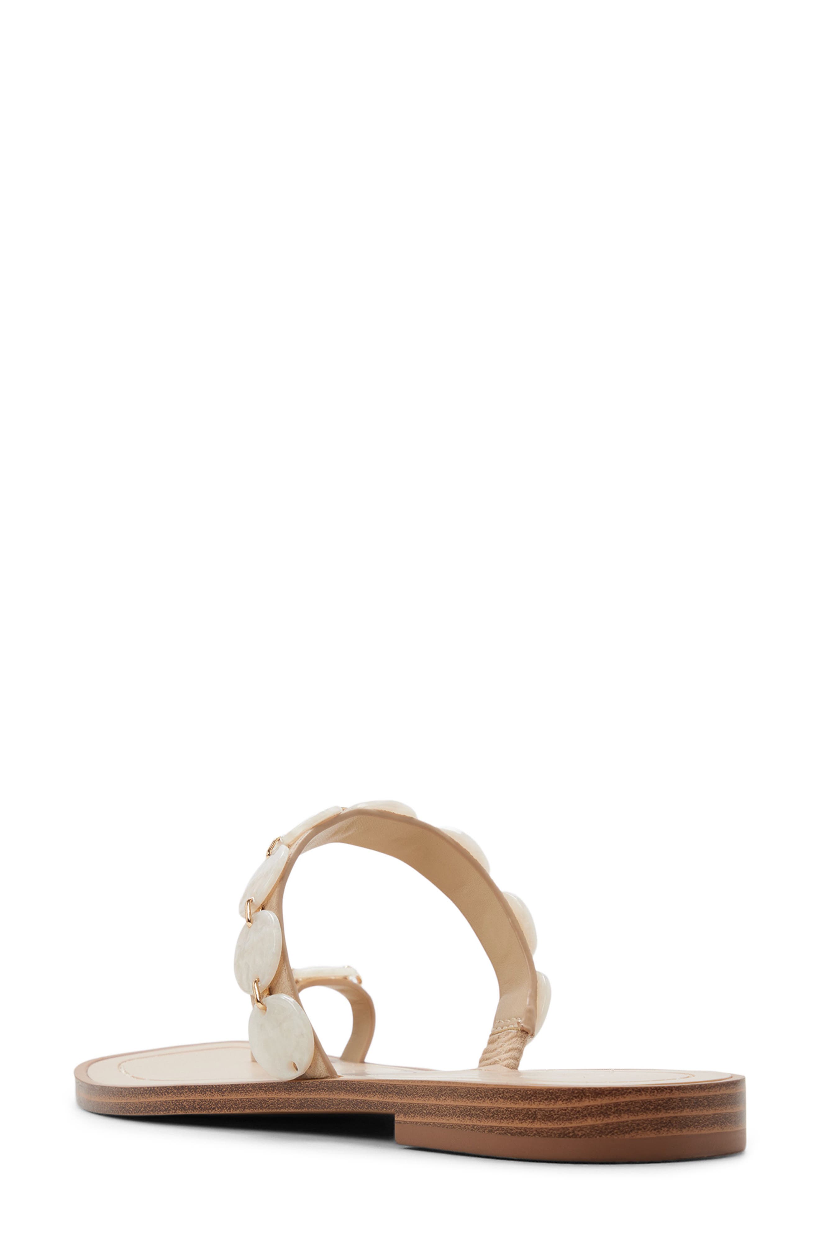 ALDO Crystiana Slide Sandal, Alternate, color, Sand