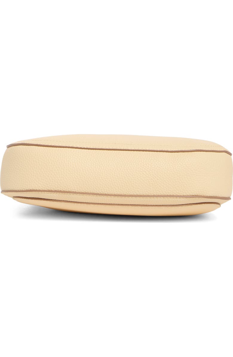 Nanette Lepore Crescent Faux Leather Shoulder Bag, Alternate, color, Panna Cotta