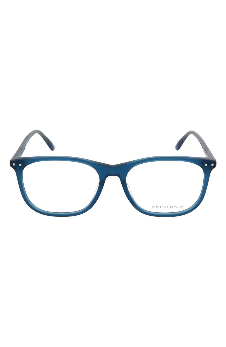 Bottega Veneta 54mm Rectangle Optical Frames, Main, color,