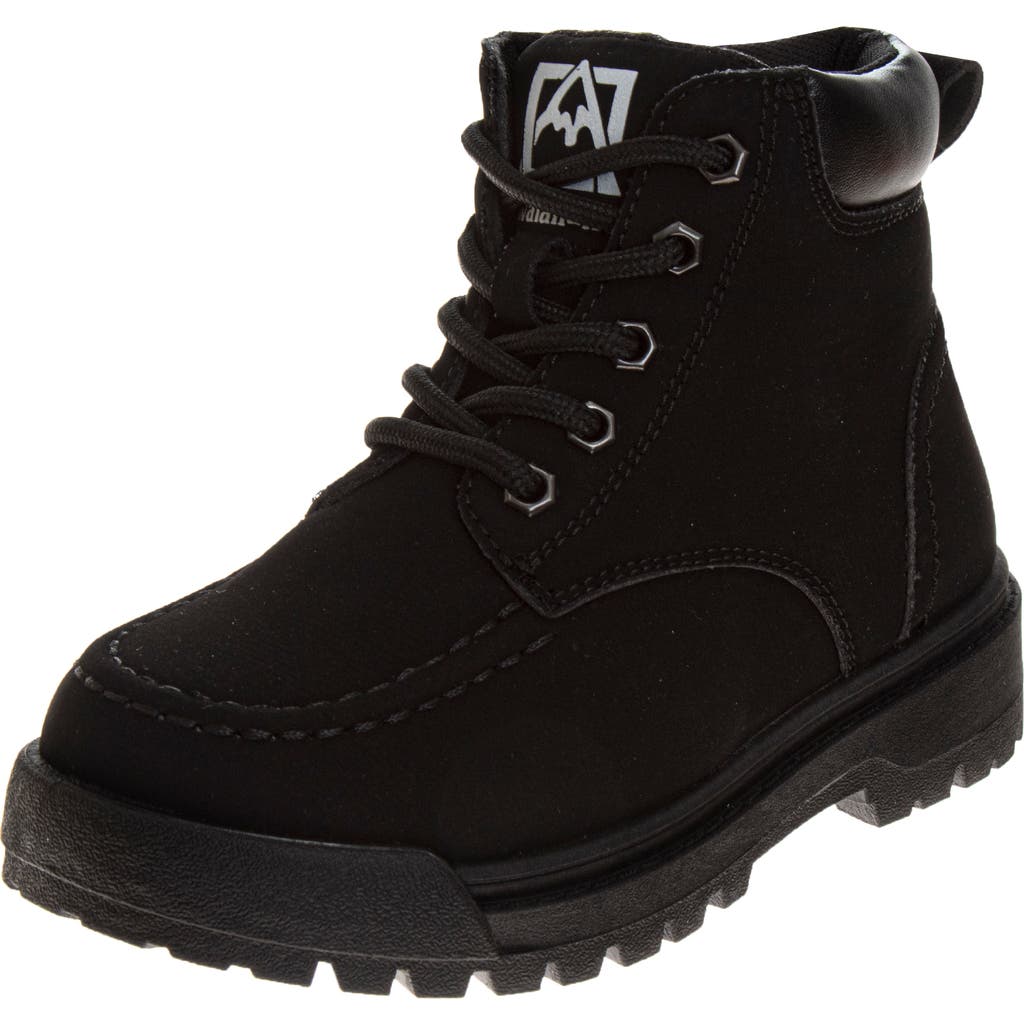 Avalanche Lace Up Boots Boys Durable Rugged Outdoor Work Boot Style High Traction Sole In Animal Print