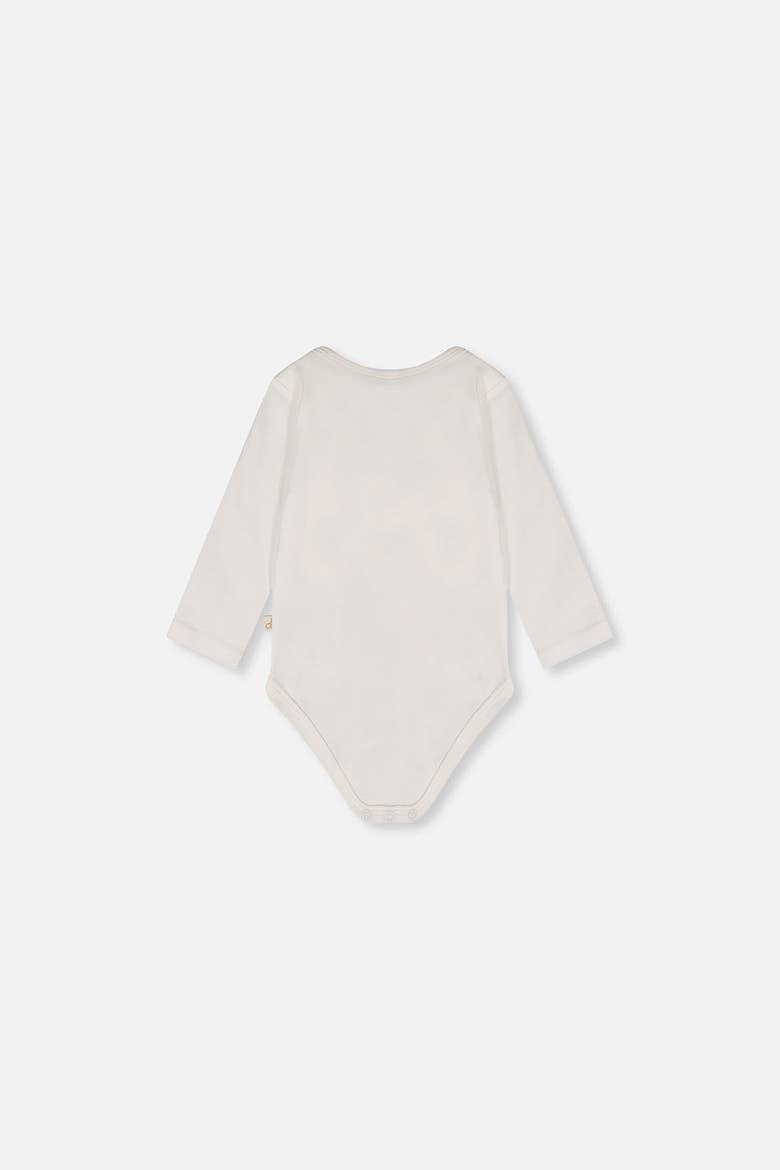 Organic Cotton Long Sleeve Heart Romper, Alternate, color, Off-White
