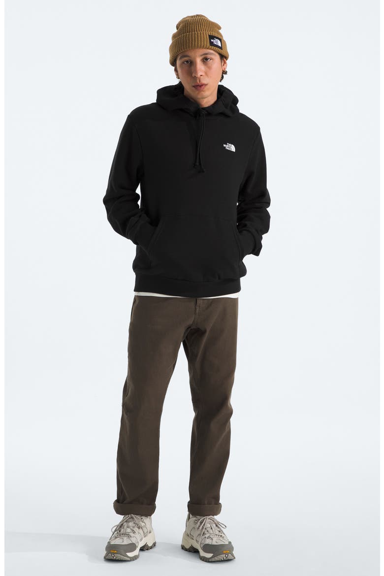 Evolution Simple Dome Pullover Hoodie, Alternate, color, TNF BLACK