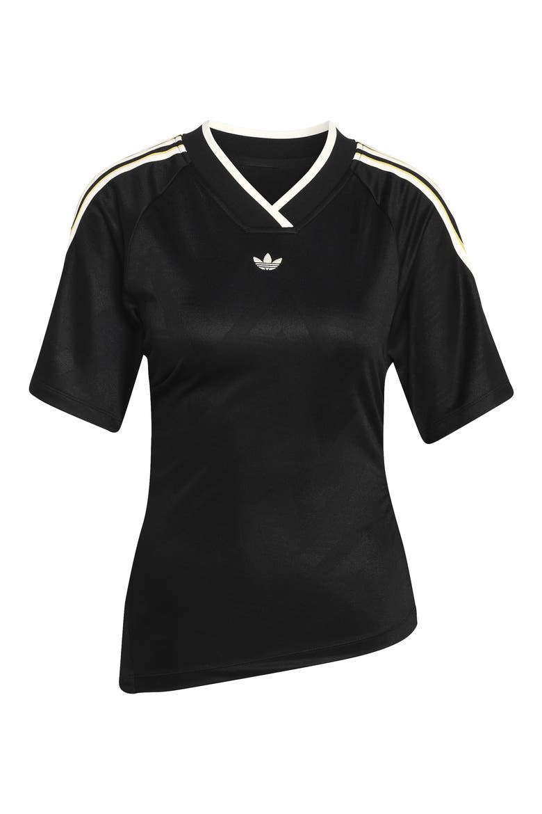 Side Ruched Jersey, Alternate, color, BLACK