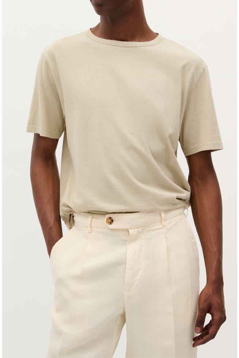 Country Linen Tee, Main, color, LIGHTKHAKI