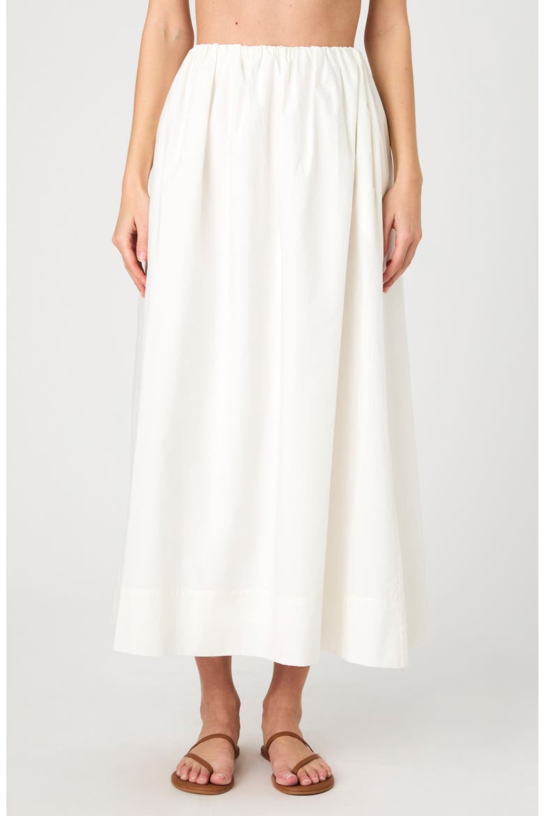 Nomi Cotton Maxi Skirt, Main, color, SUMMER WHITE