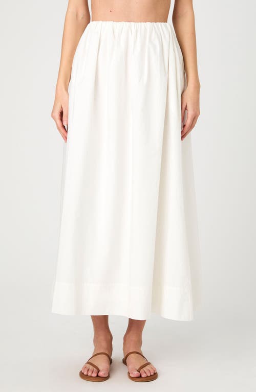 French Connection French Conection Nomi Cotton Ruched Midi Skirt