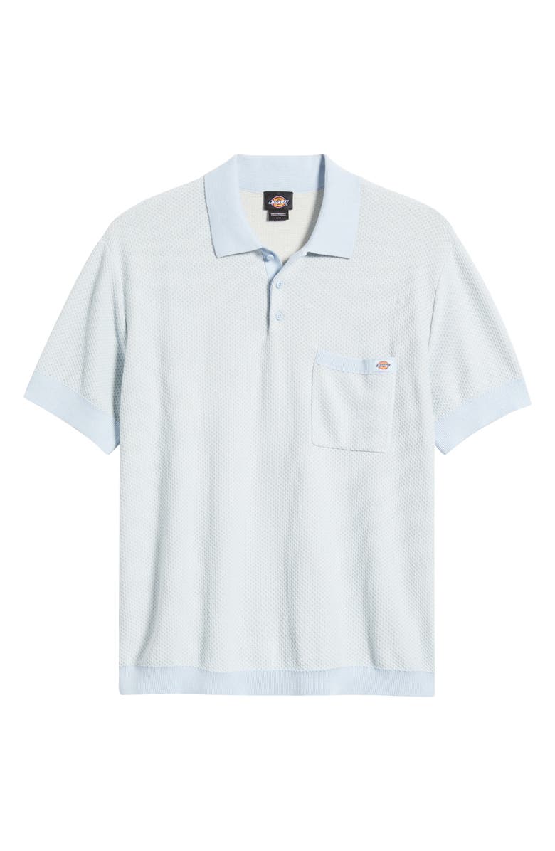 Dickies Rocky Textured Cotton Polo, Alternate, color, Whitecap Gray