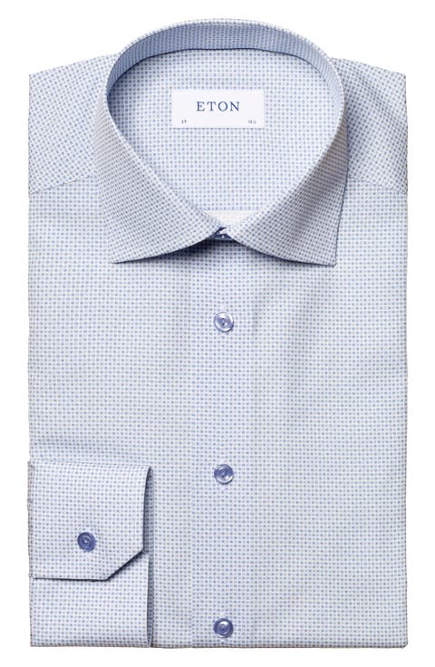 Slim Fit Medallion Print Shirt