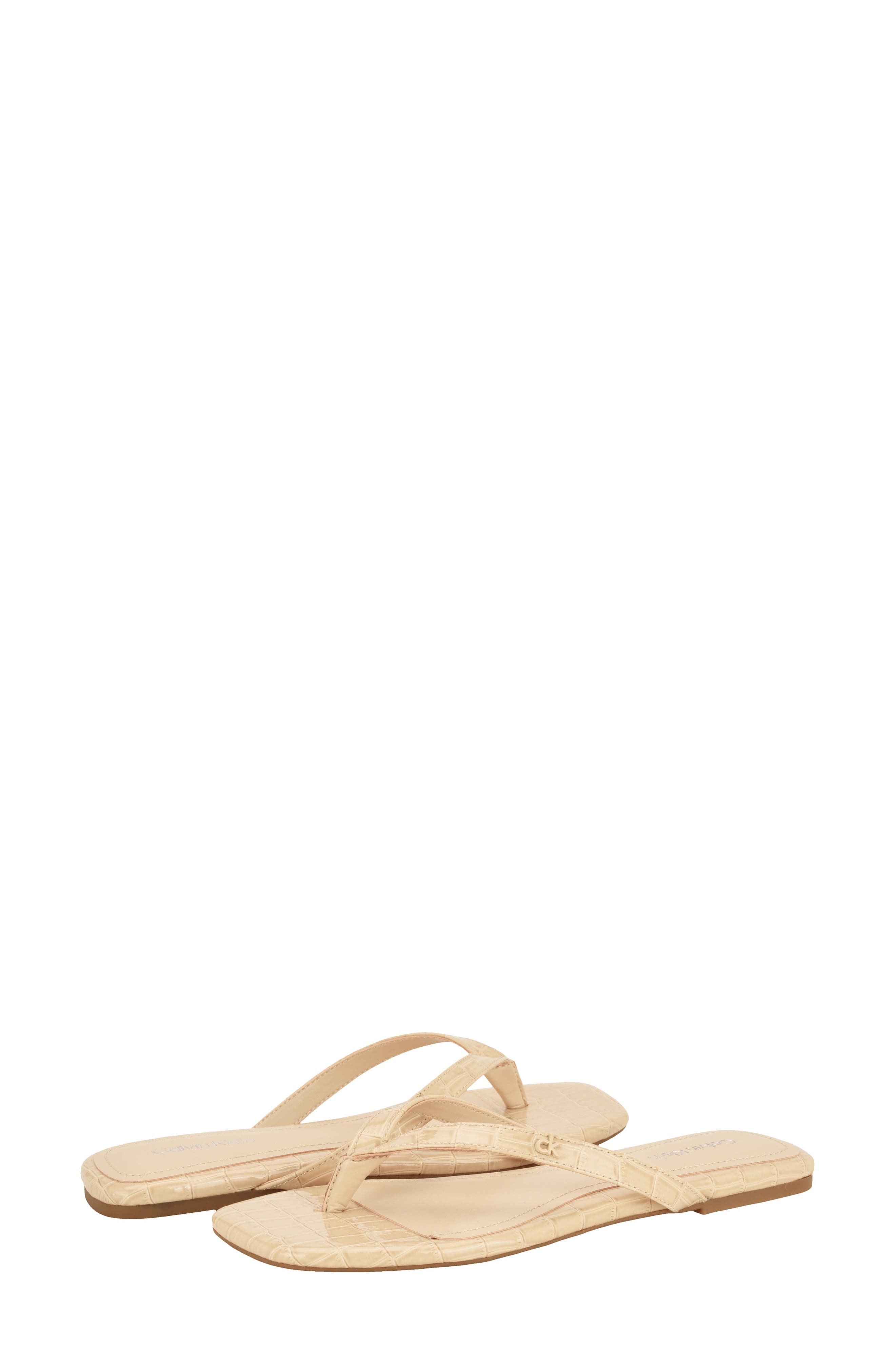 Stelea Flip Flop, Alternate, color, NATURAL EMBOSSED