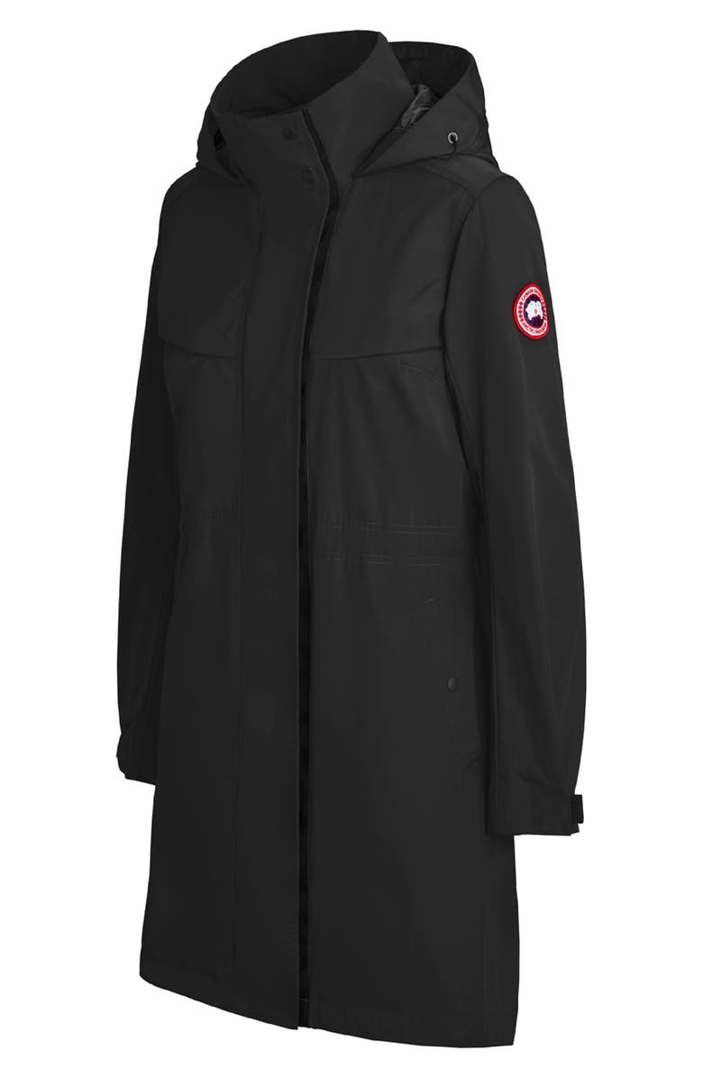 Canada Goose Belcarra Water Resistant Hooded Jacket, Alternate, color, Black - Noir
