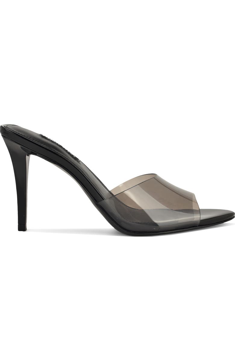 Nine West Hather Stiletto Sandal, Alternate, color, Black