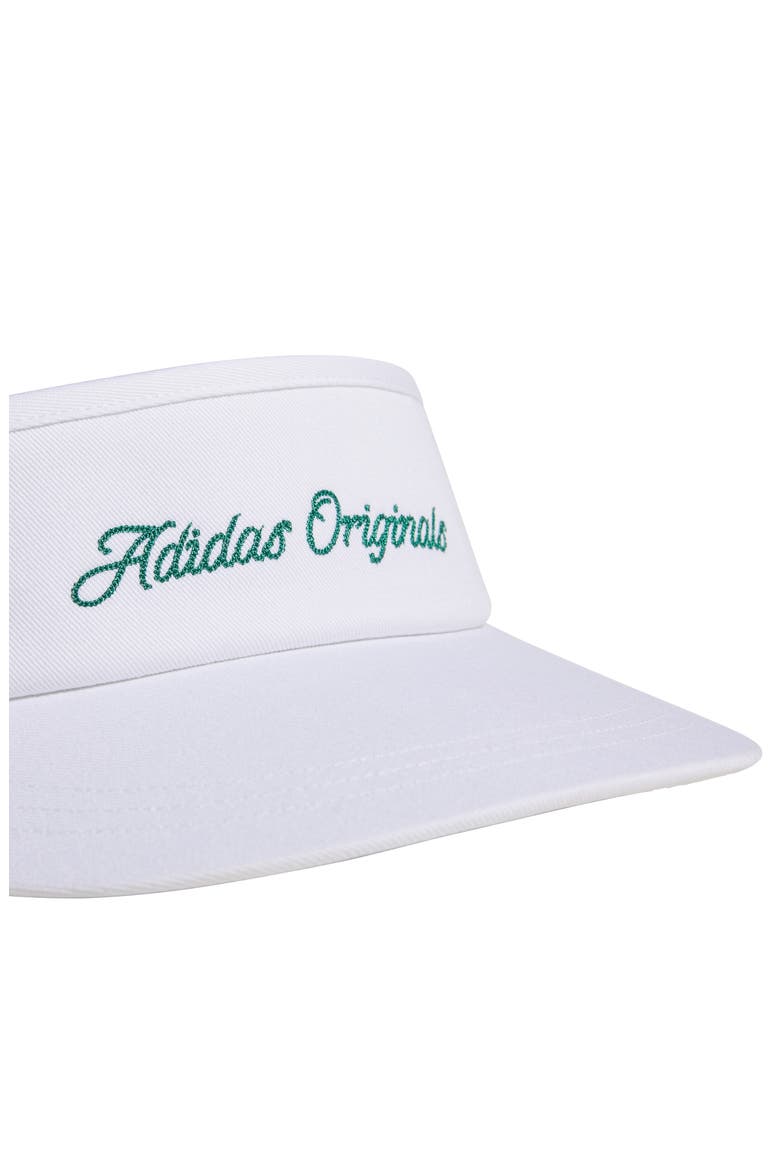Signature Logo Visor, Alternate, color, WHITE/ BOLD GREEN