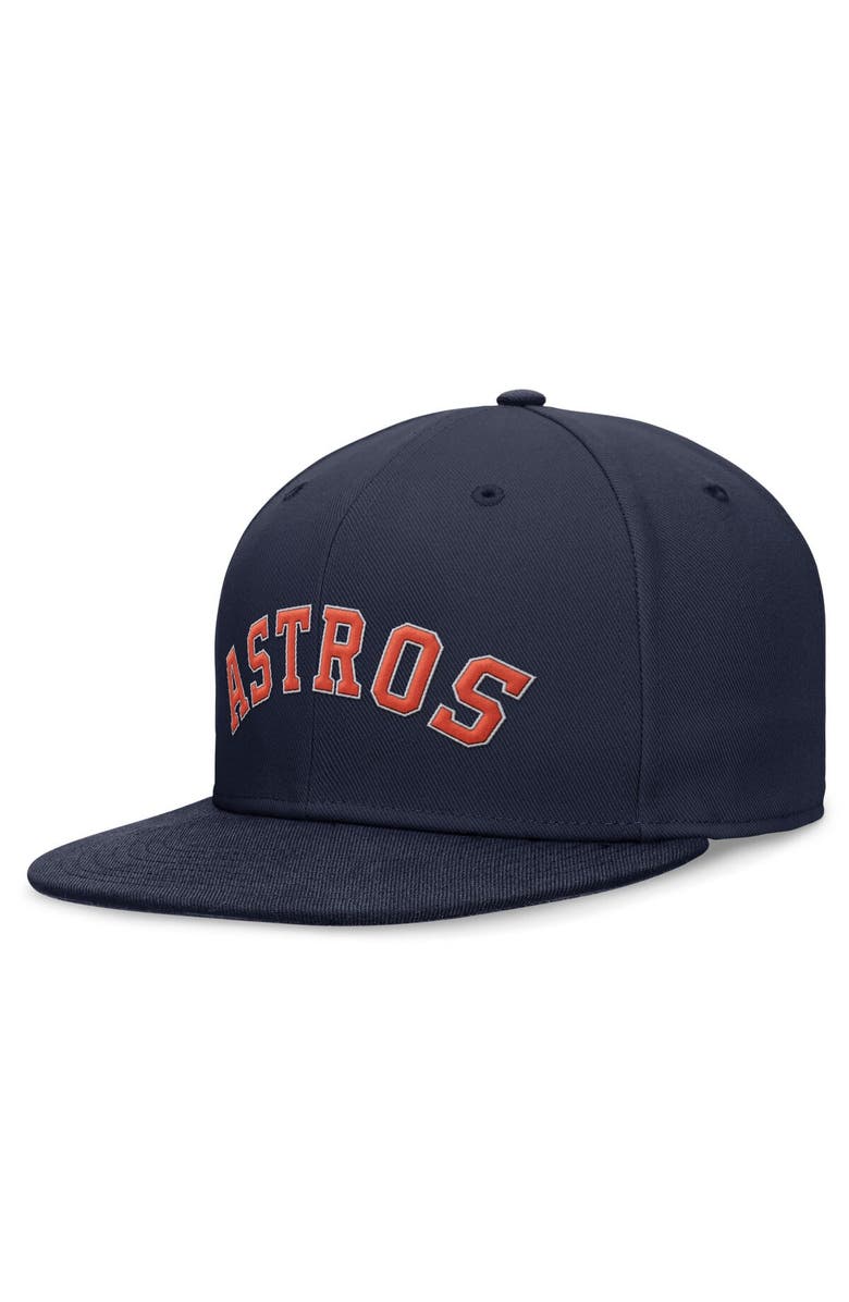 Nike Men's Nike Navy Houston Astros Evergreen Performance Fitted Hat, Main, color, Navy