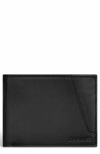 CHAMPS Iconic ID Flap Leather Bifold Wallet