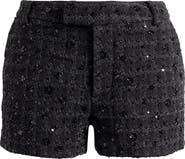 WAYF x Sara Walker Andie Sequin Tweed Shorts