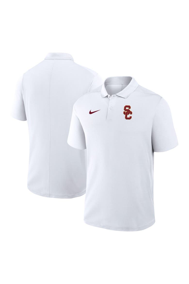 Men's Nike White USC Trojans Primetime Victory Dri-FIT Polo, Main, color, White