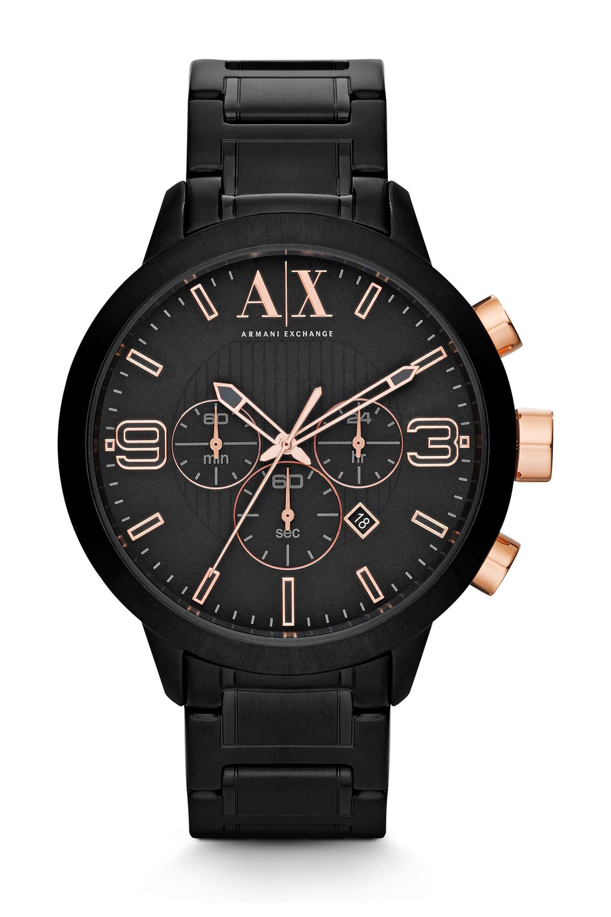 AX Armani Exchange Round Chronograph Bracelet Watch, 47mm