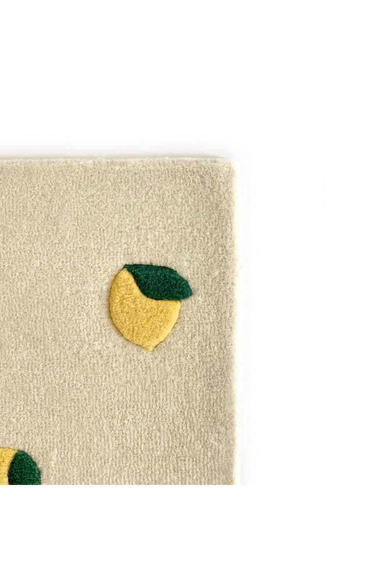 Maison Deux Lemons Rug, Alternate, color, Cream / Yellow Print