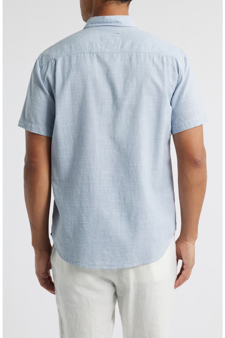Fairfax Short Sleeve Button-Up Shirt, Alternate, color, TIDAL ETCH