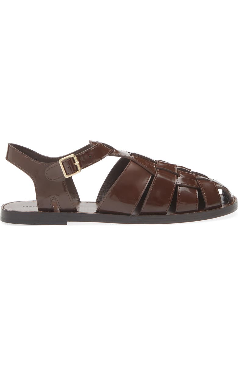 Loeffler Randall Max Caged Slingback Sandal, Alternate, color, Dark Brown