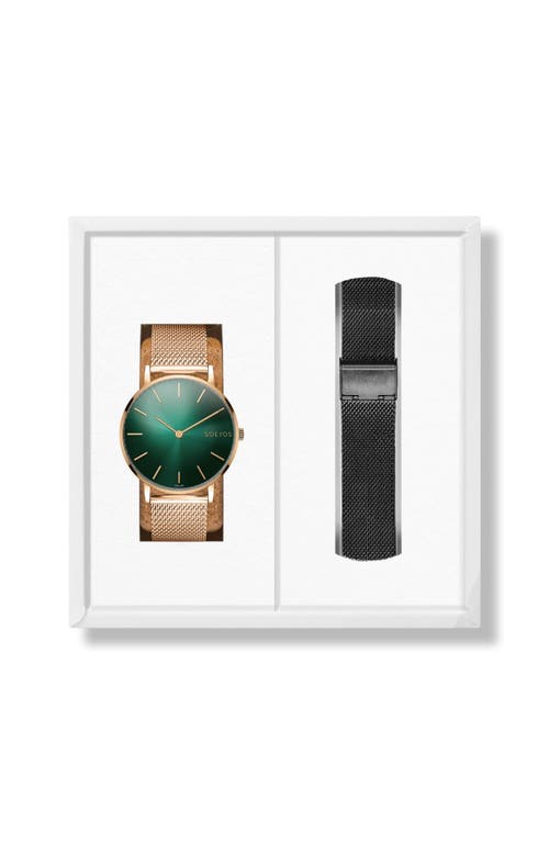 Solios Watches The Rainforest Classic Bundle | Green Dial
