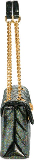 Kensington Quilted Metallic Leather Convertible Shoulder Bag