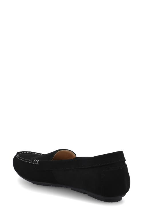Journee Collection Journee Womens Oreta Medium And Wide Width Driving Loafer In Black