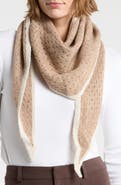 Vince Camuto Contrast Trim Triangle Scarf