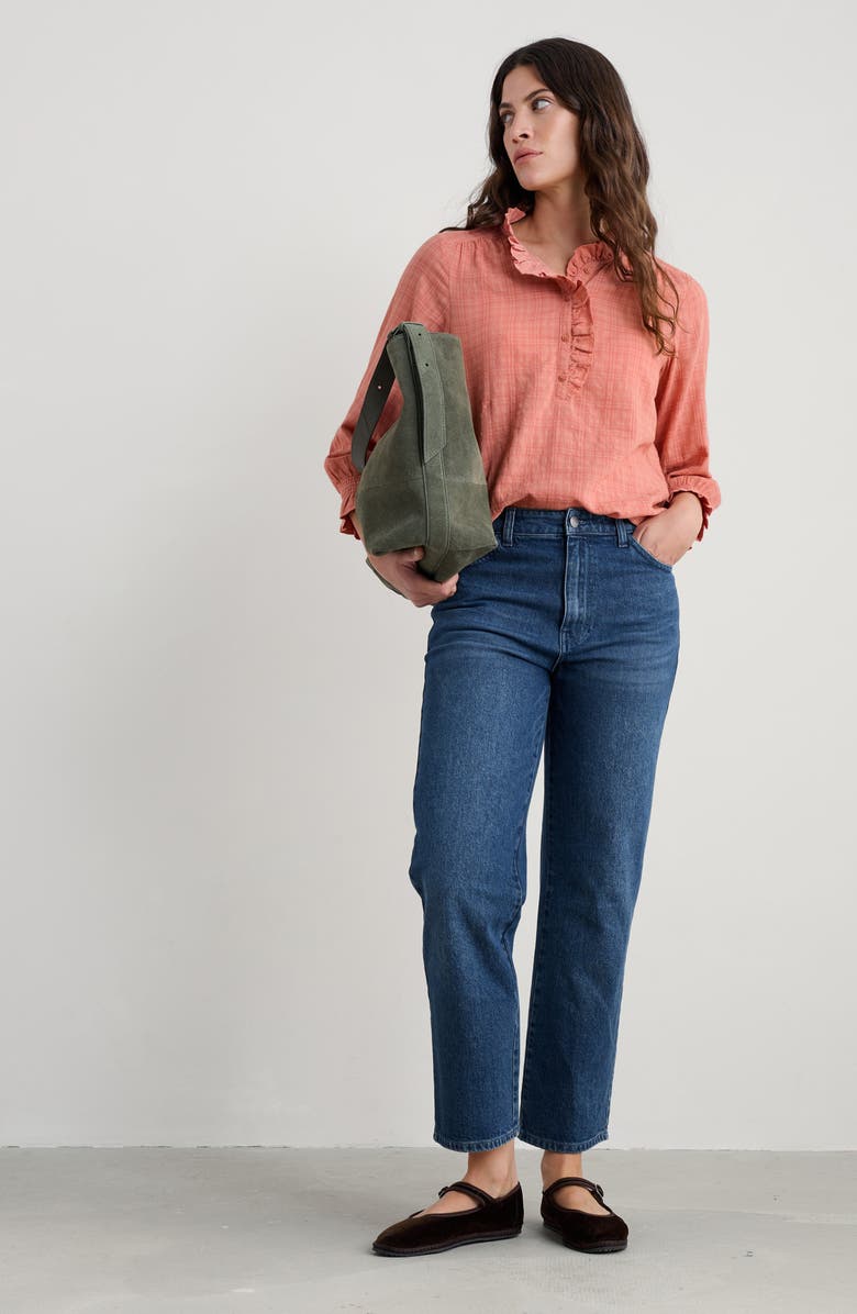 Seasalt Cornwall Penwith Ankle Straight Leg Jeans, Alternate, color, Mid Wash