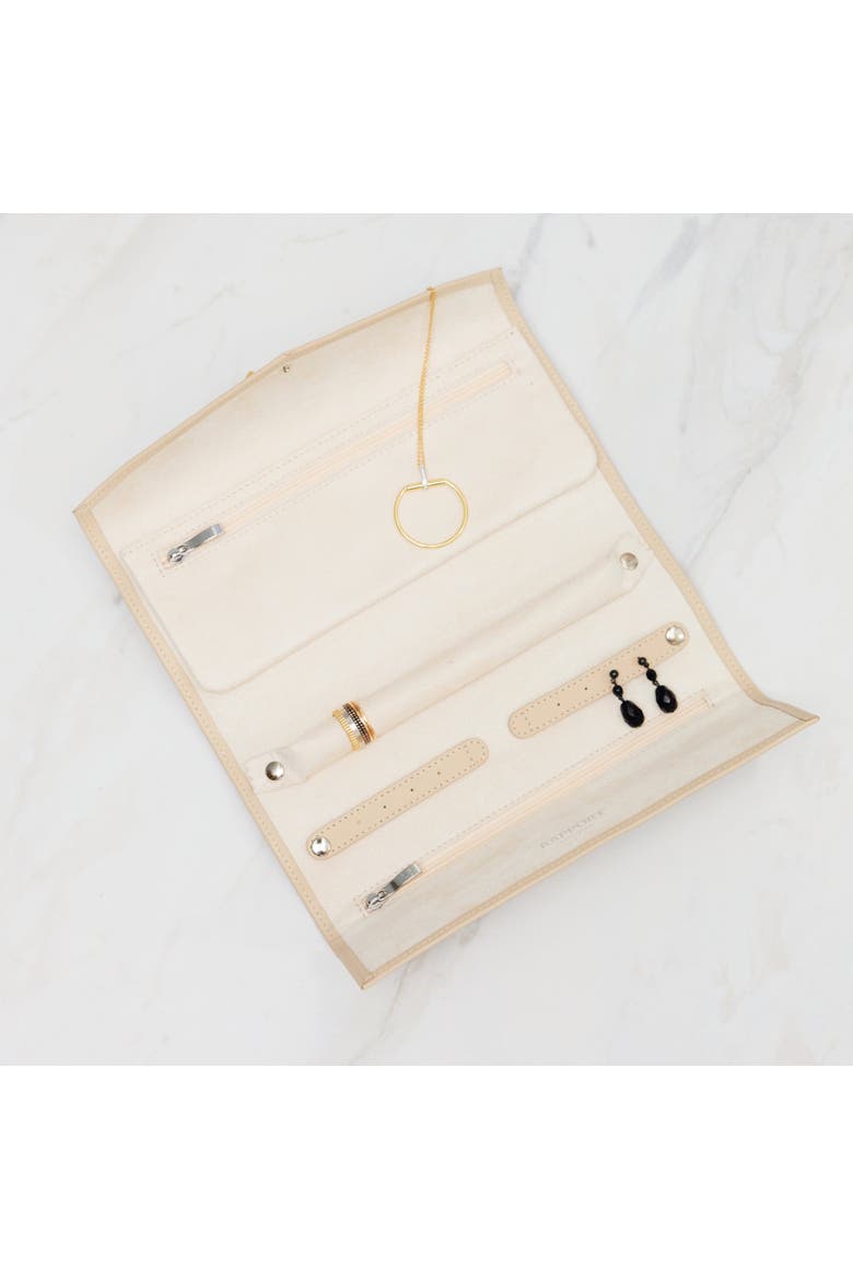 Victoria Jewelry Roll, Alternate, color, Lamb