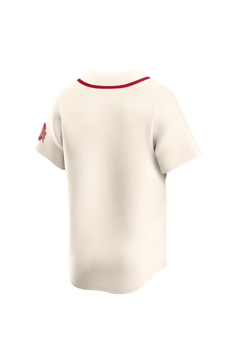 Nike Men's Nike  Cream Ohio State Buckeyes Limited Alternate Wordmark Jersey, Alternate, color, Cream
