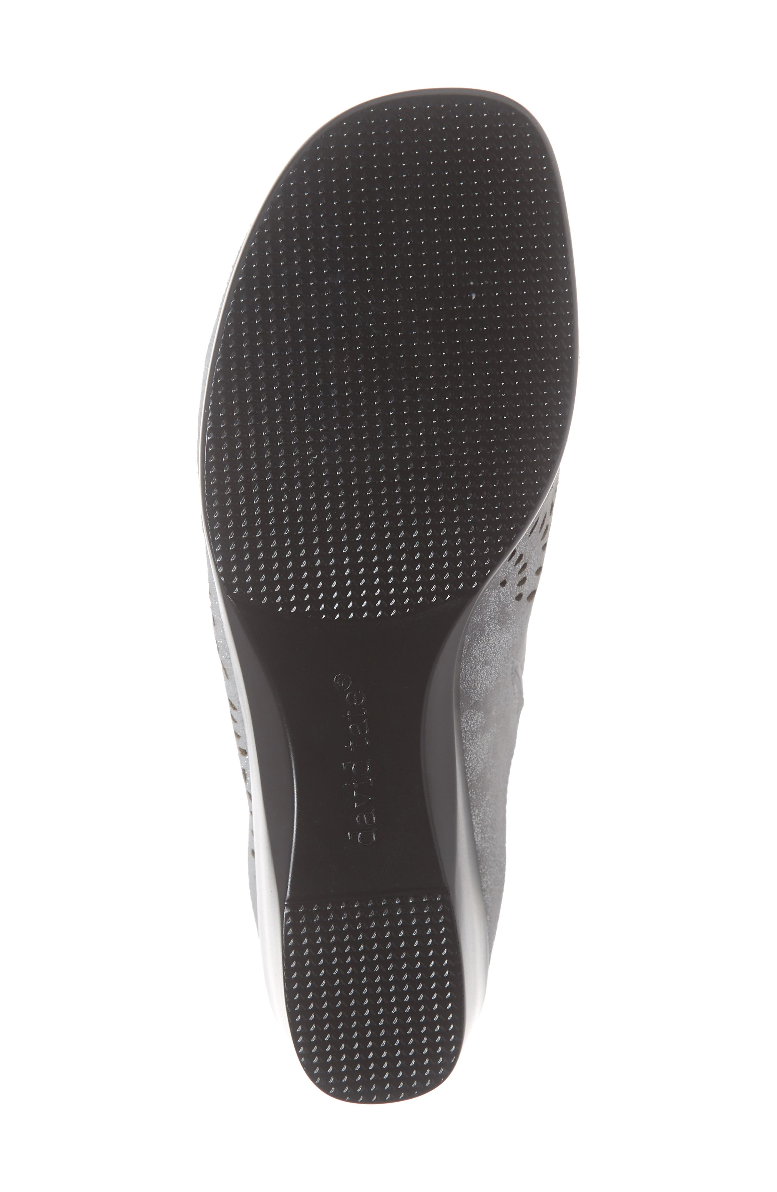 David Tate Sublime Wedge Sandal, Alternate, color, Silver Antique Leather