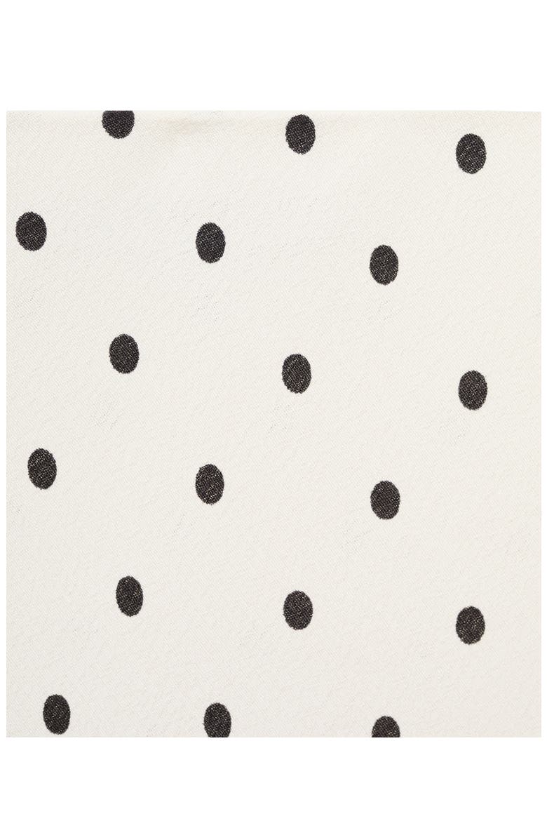 Polka Dot Maxi Skirt, Alternate, color, OFF WHITE