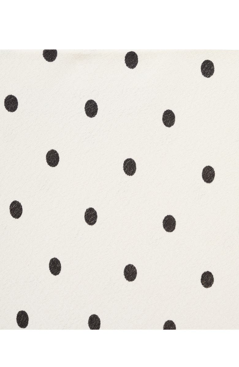 MANGO Polka Dot Maxi Skirt, Alternate, color, Off White