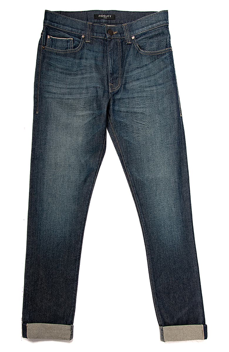 Fidelity Denim Torino Slim Fit Jeans, Alternate, color, Princeton