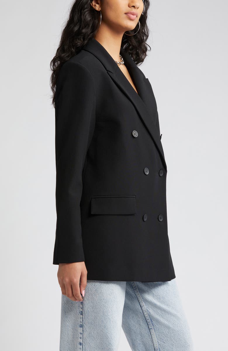 Open Edit Oversize Double Breasted Blazer, Alternate, color,