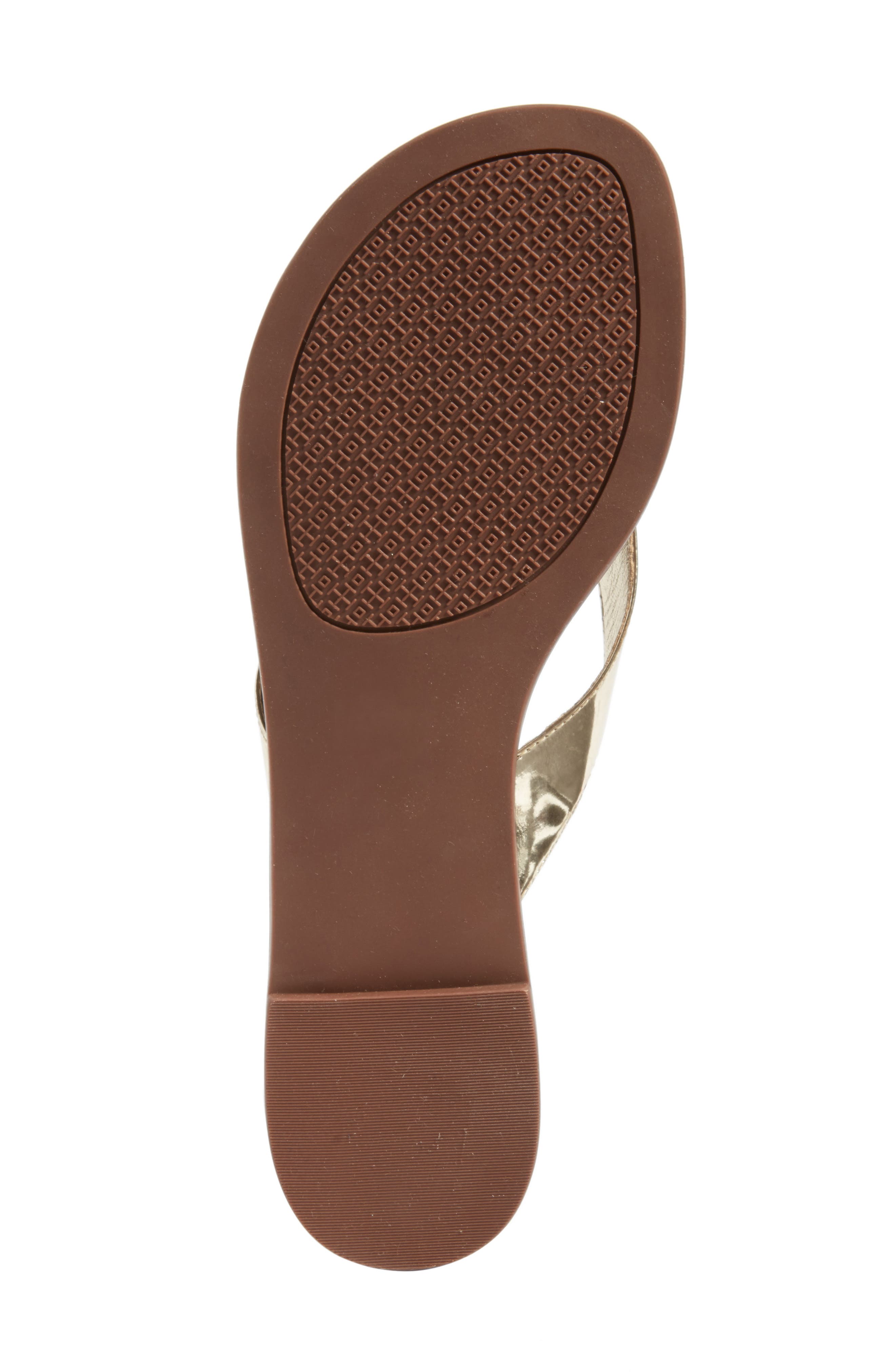 Monroe Flip Flop, Alternate, color, GOLD