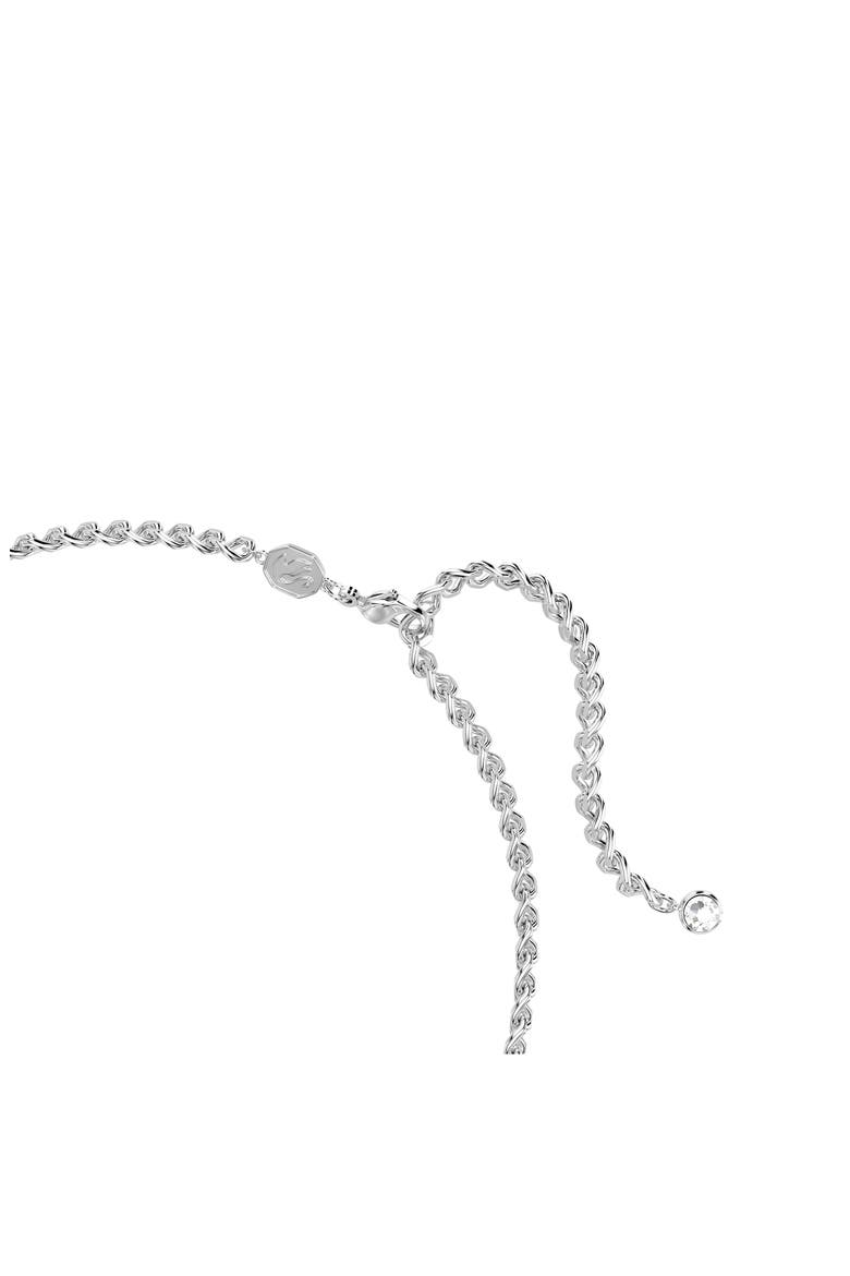 Una Angelic Crystal Choker Necklace, Alternate, color, WHITE/ SILVER