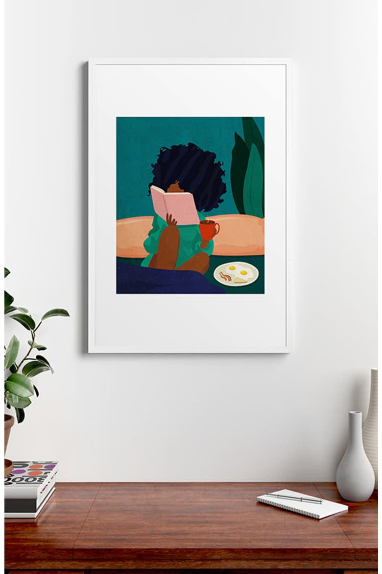 Stay Home No. 5 Framed Wall Art, Alternate, color, BLUE