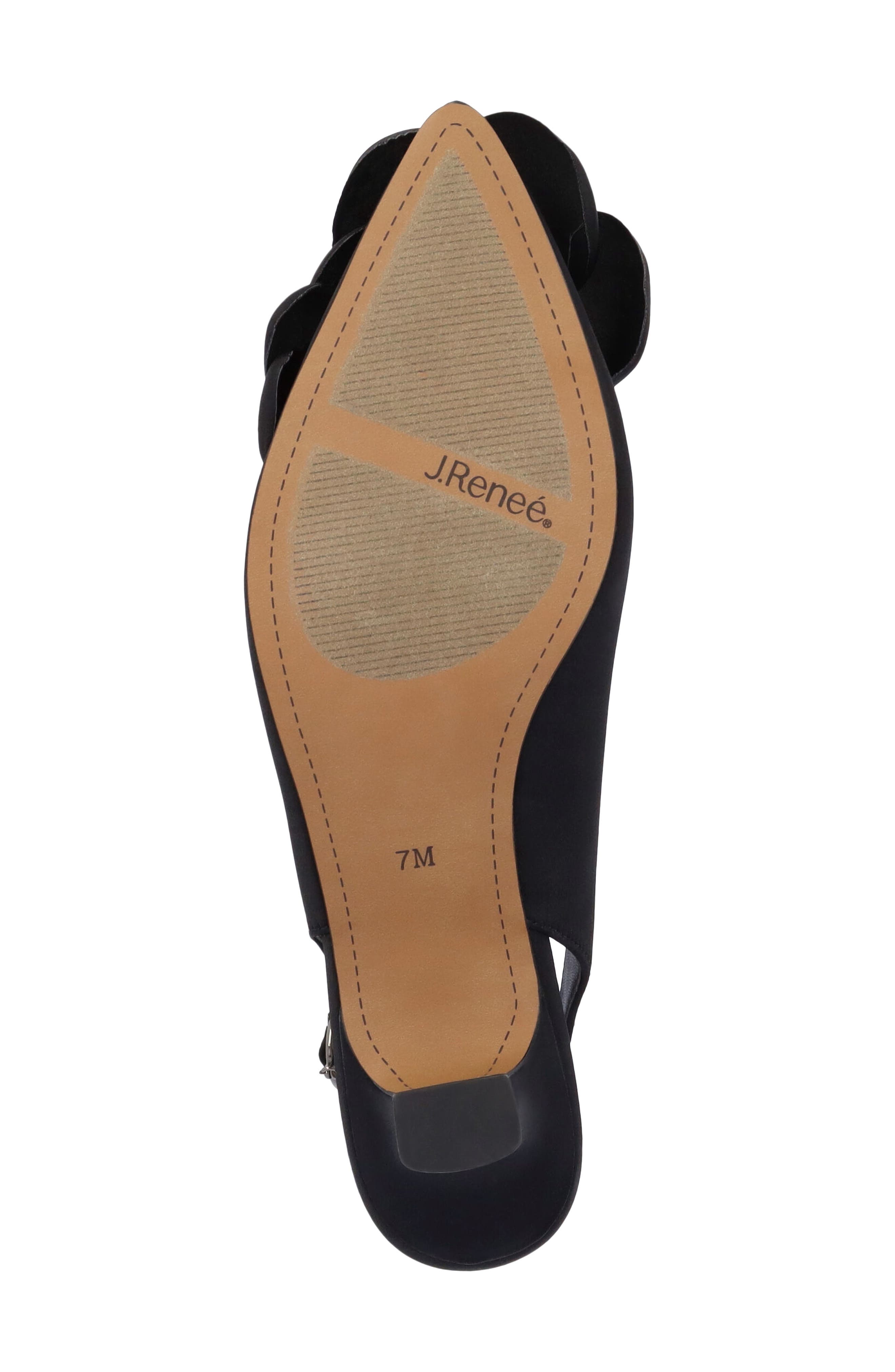 J. Reneé Jozey Pointed Toe Slingback Pump, Alternate, color, Black