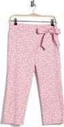 Renee C Polka Dot Capri Pants