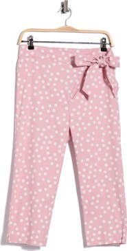 Renee C Polka Dot Capri Pants