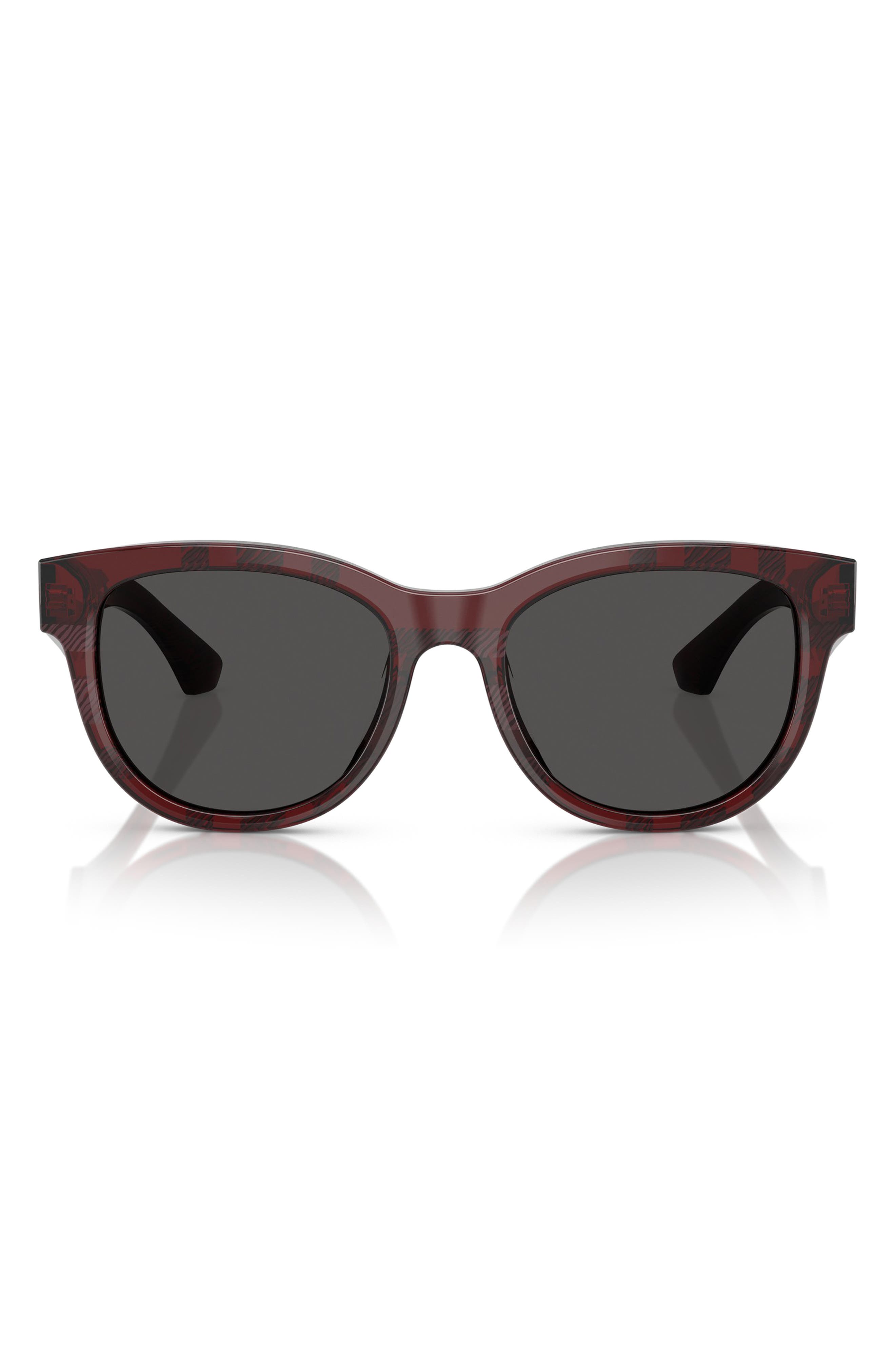 Burberry 54mm Round Sunglasses