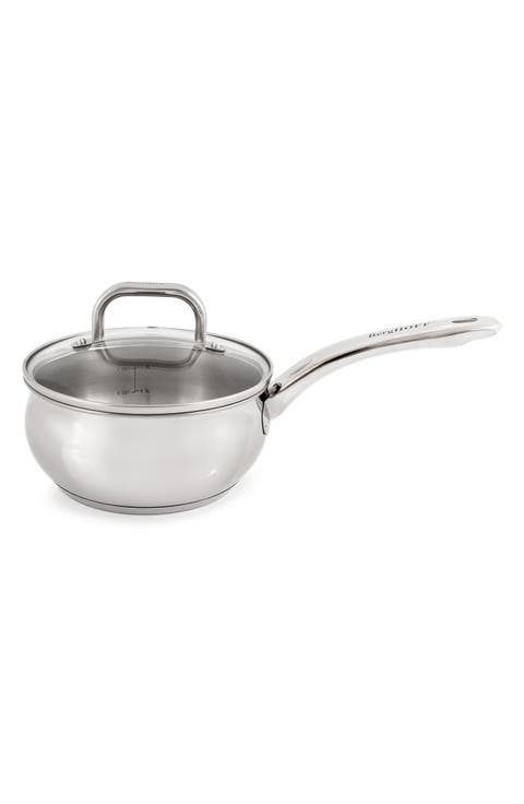 Stainless Steel 1.5-Qt. Covered Saucepan