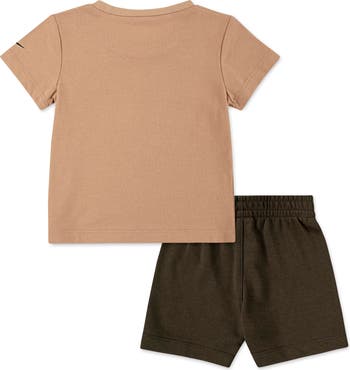Vertical Graphic T-Shirt & Shorts Set