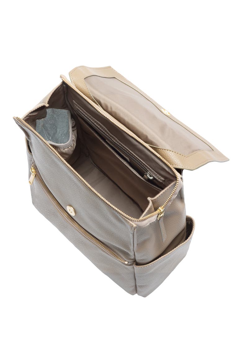 Mini Classic Diaper Backpack, Alternate, color, MEDIUM BEIGE
