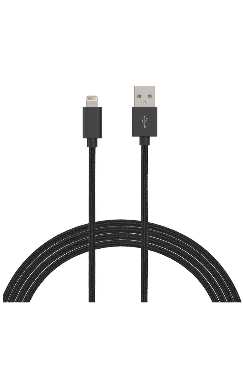 3-Pack MFI Lightning Cables, Alternate, color, BLACK