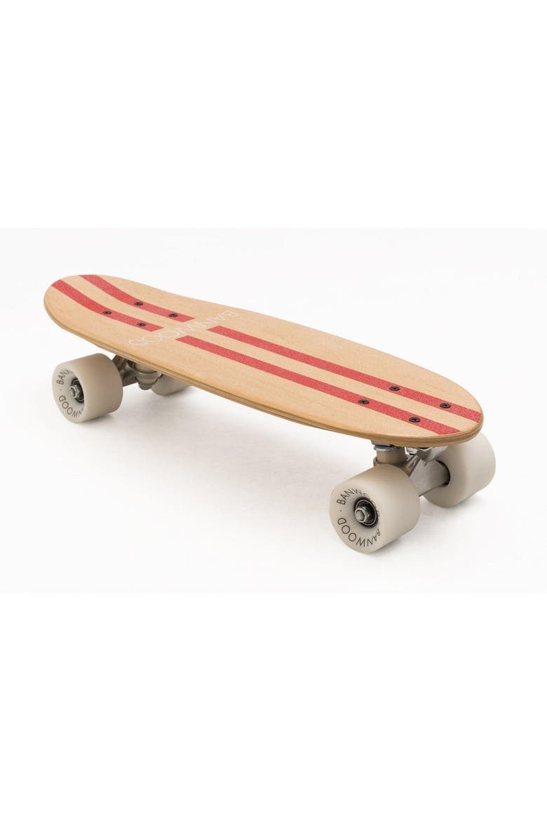 Skateboard Canadian Maple Outdoor Skating Kids Balance, Alternate, color, Red