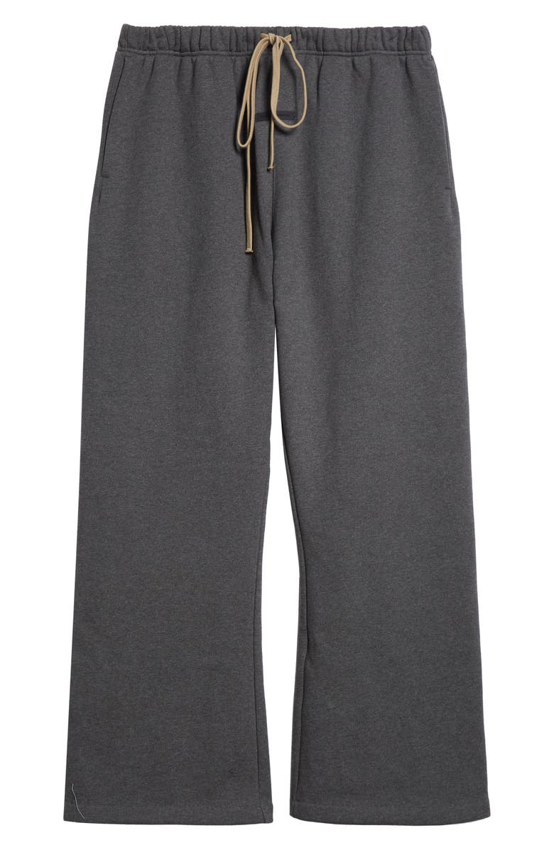 Fear of God Essentials Flare Sweatpants, Main, color, Charcoal Heather